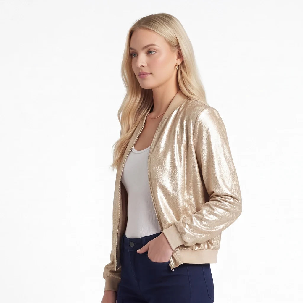 Olivia Zip-Front Jacket