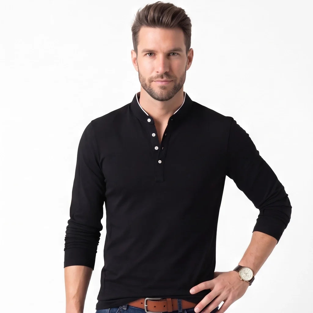 Arthur Mock-Neck Top