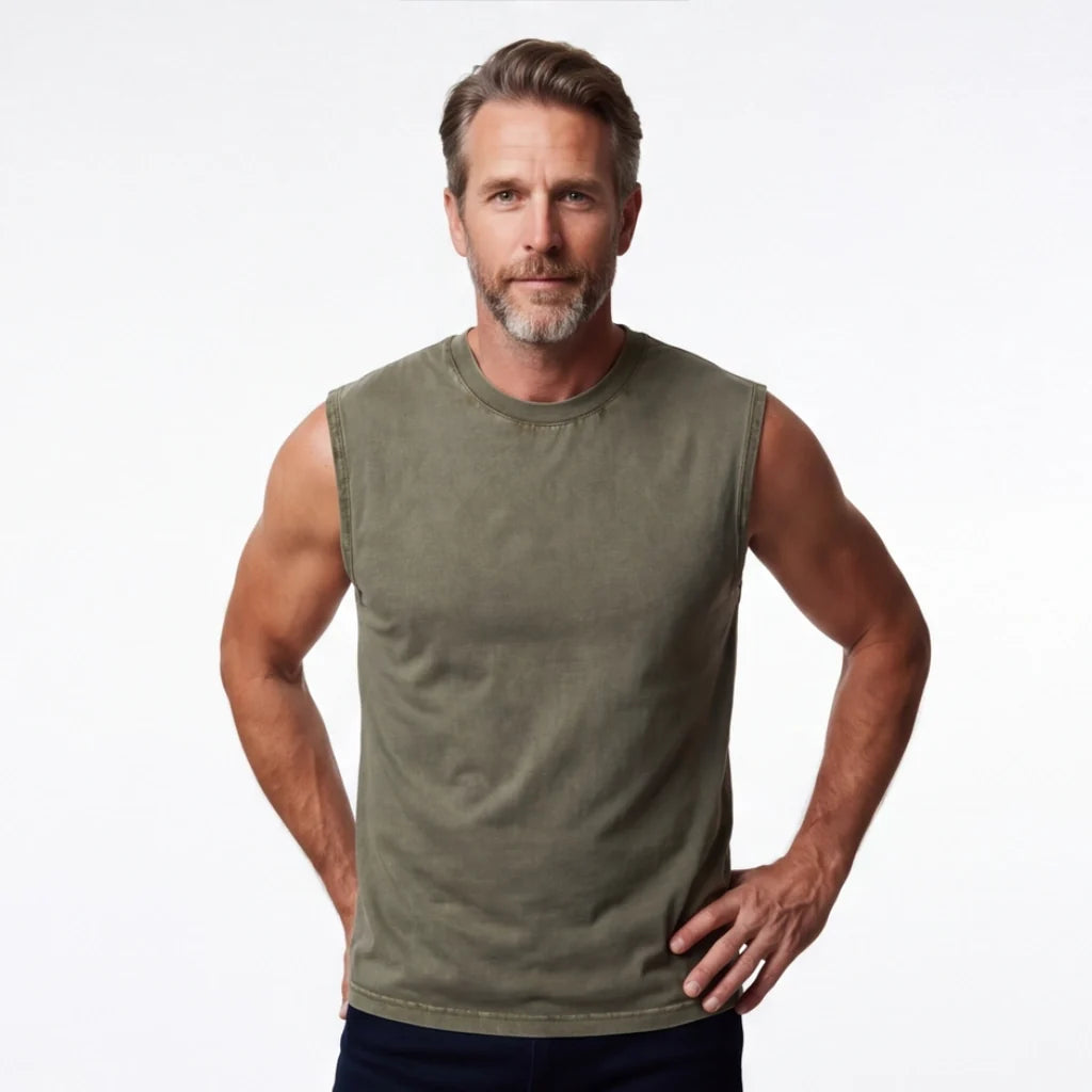 Enzo Cotton Tank Top