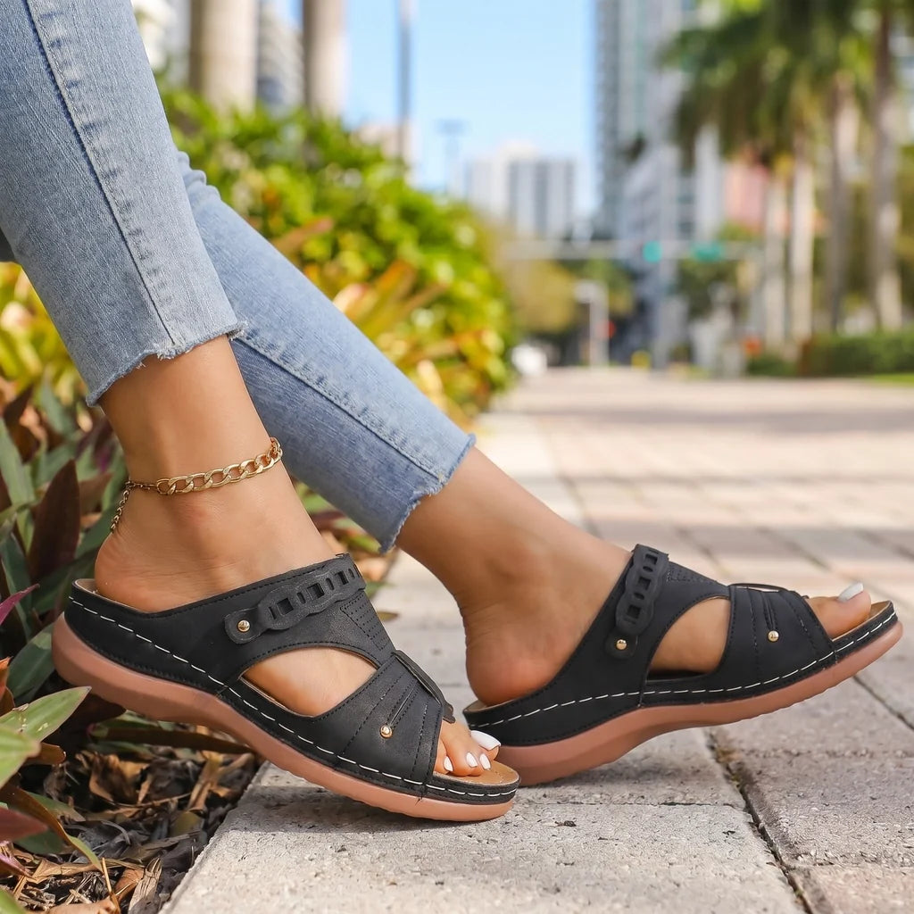 Cleo Platform Wedge Sandals