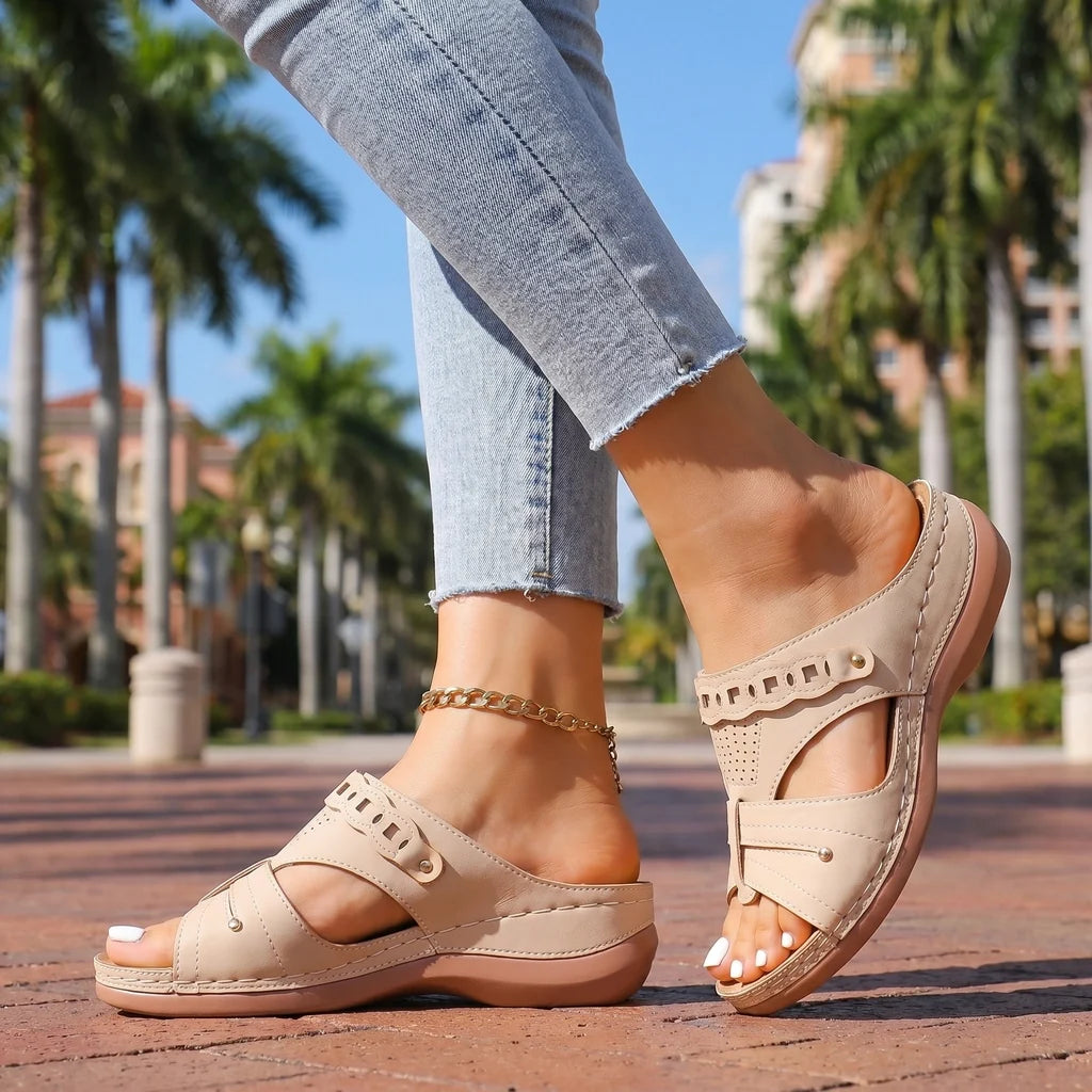 Cleo Platform Wedge Sandals