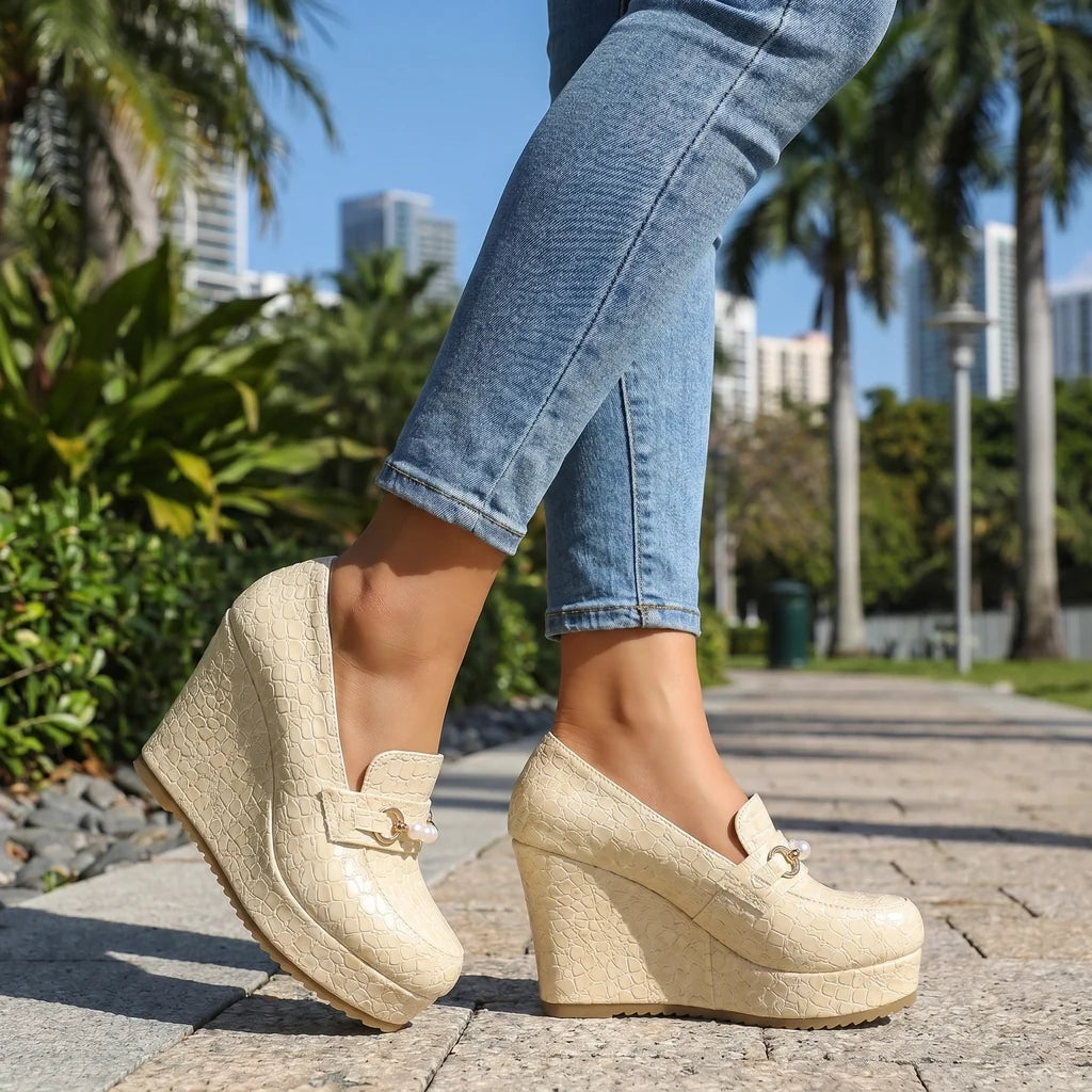Laila Wedge Loafers