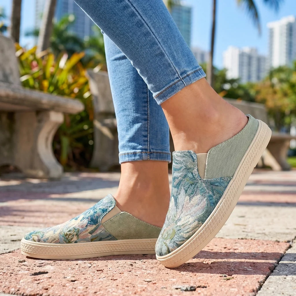Krystal Knit Mules