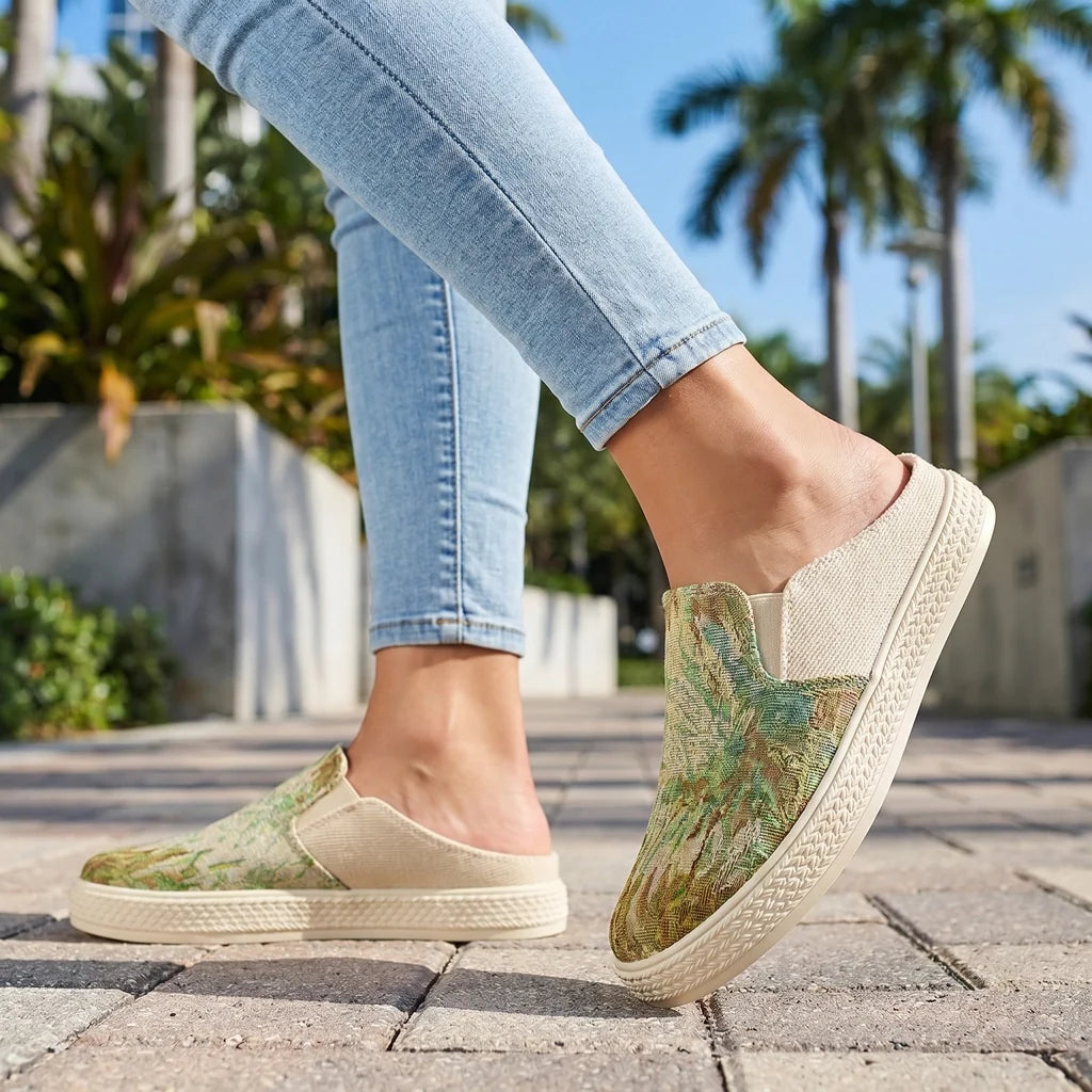 Krystal Knit Mules