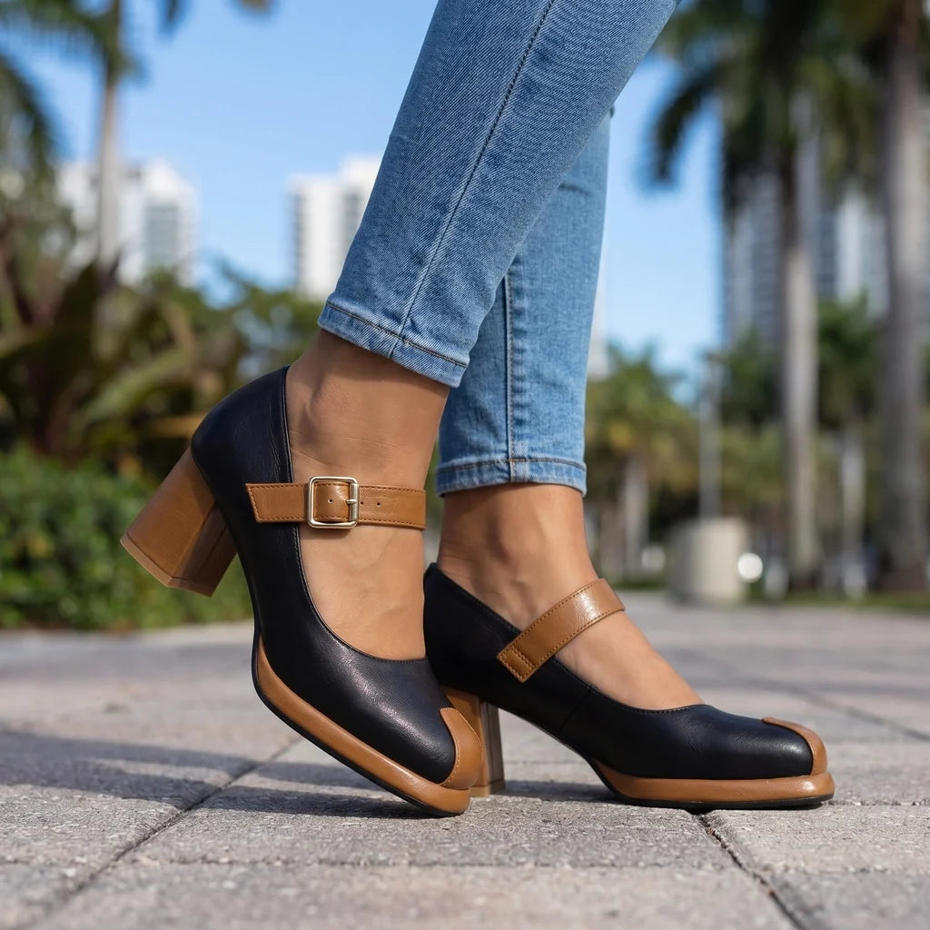 Claudia Block Heels