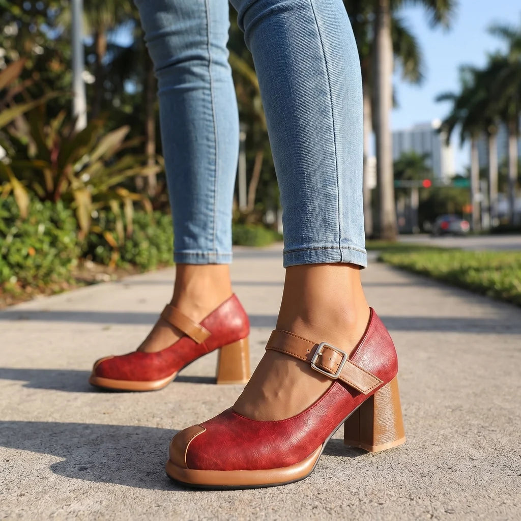 Claudia Block Heels