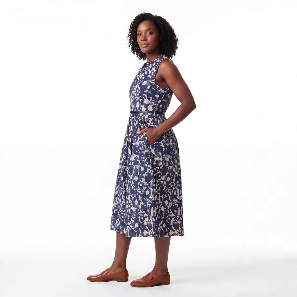 Halle Floral Midi Dress