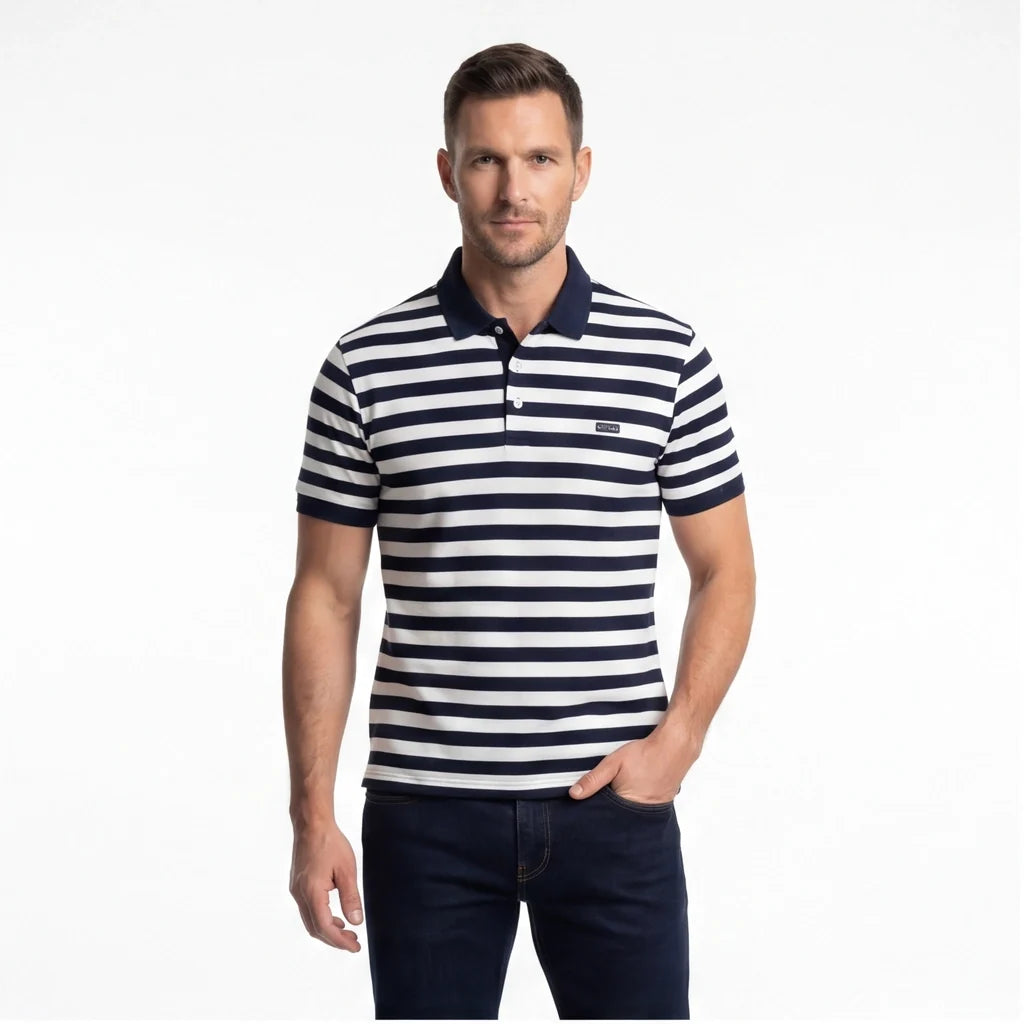 Robert Stripe Polo