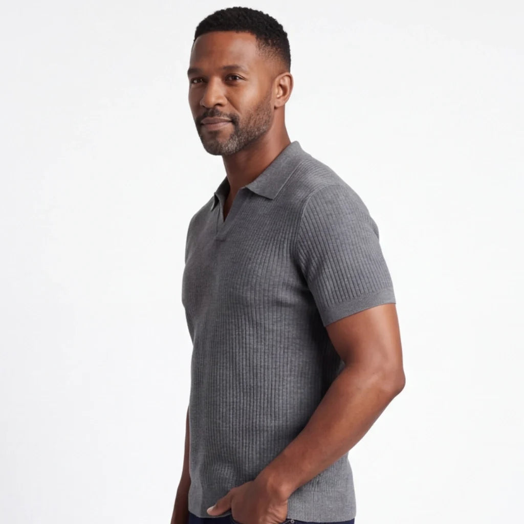 Andre Pleated Polo