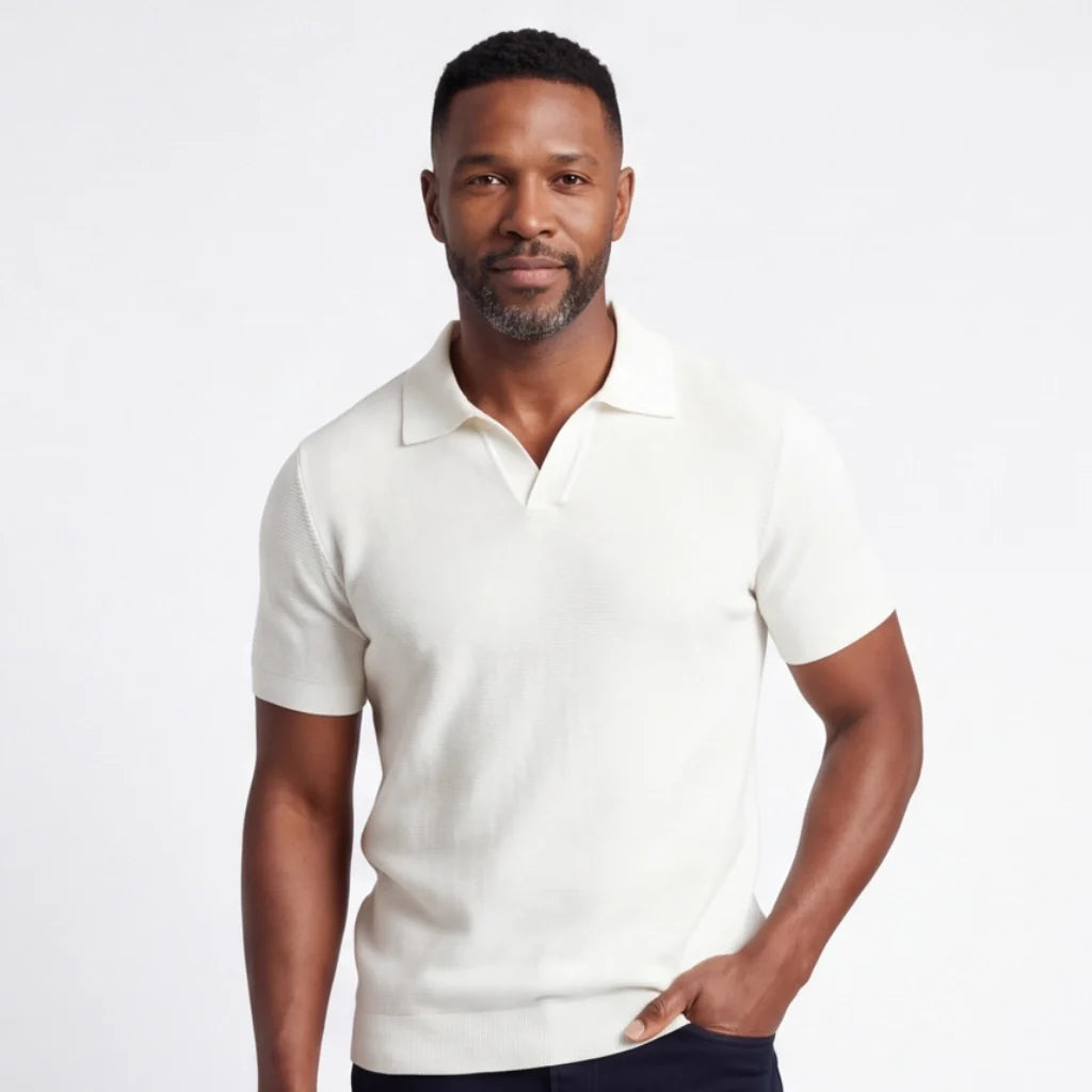 Andre Pleated Polo