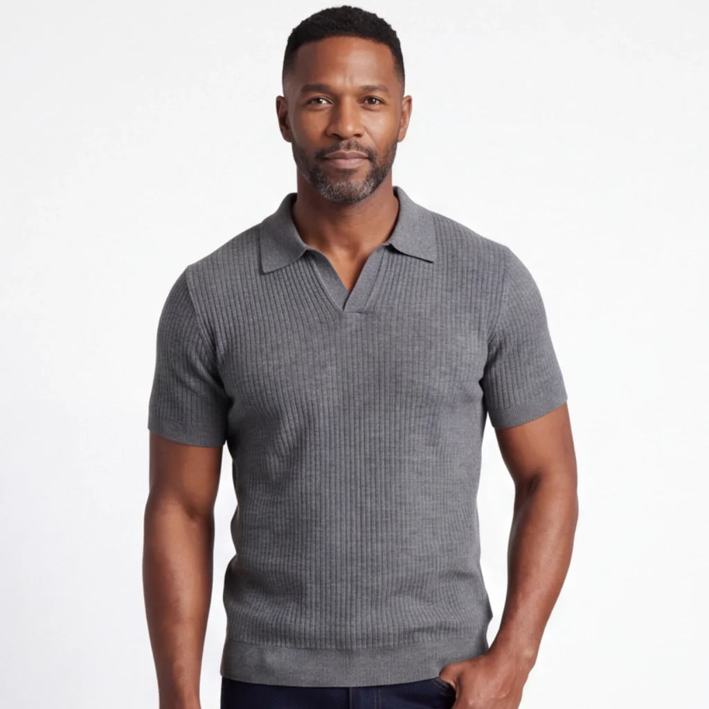 Andre Pleated Polo