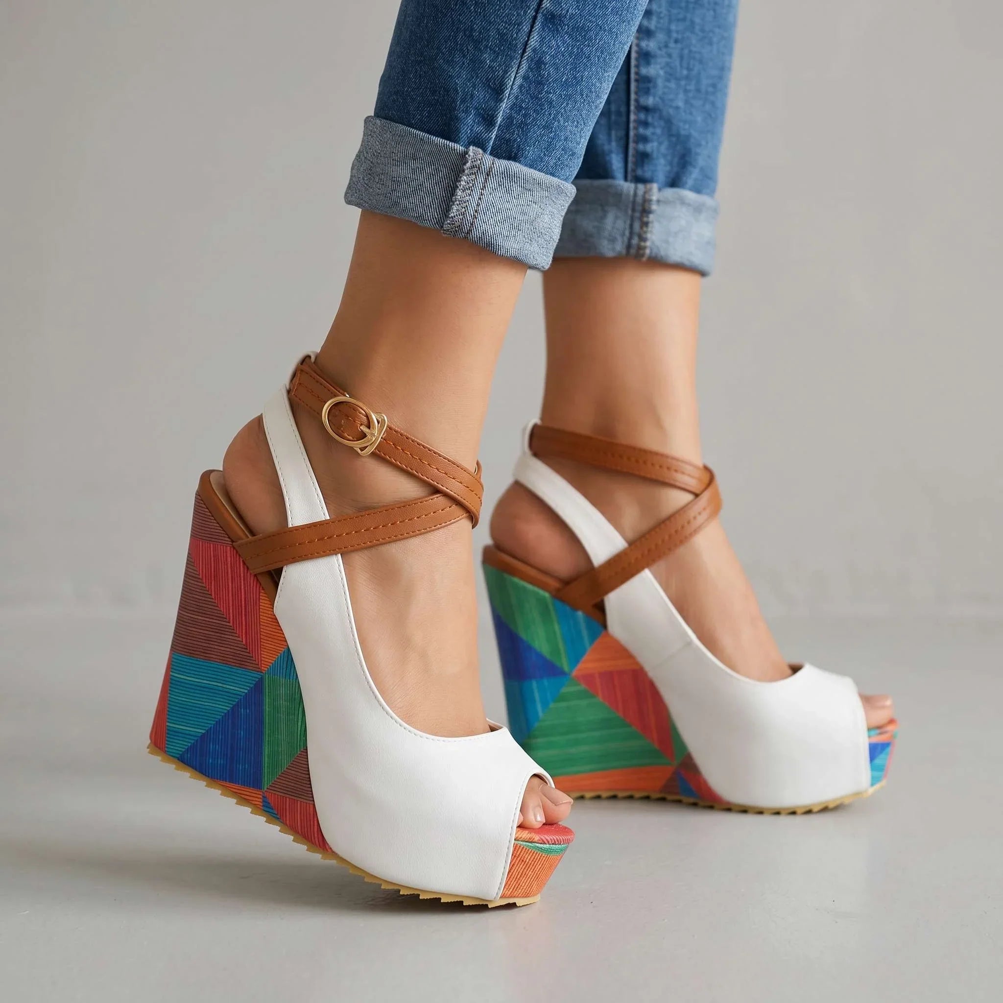 Abby Wedge Sandals