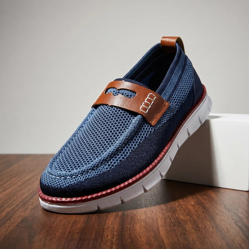 Bill Mesh Knit Loafers