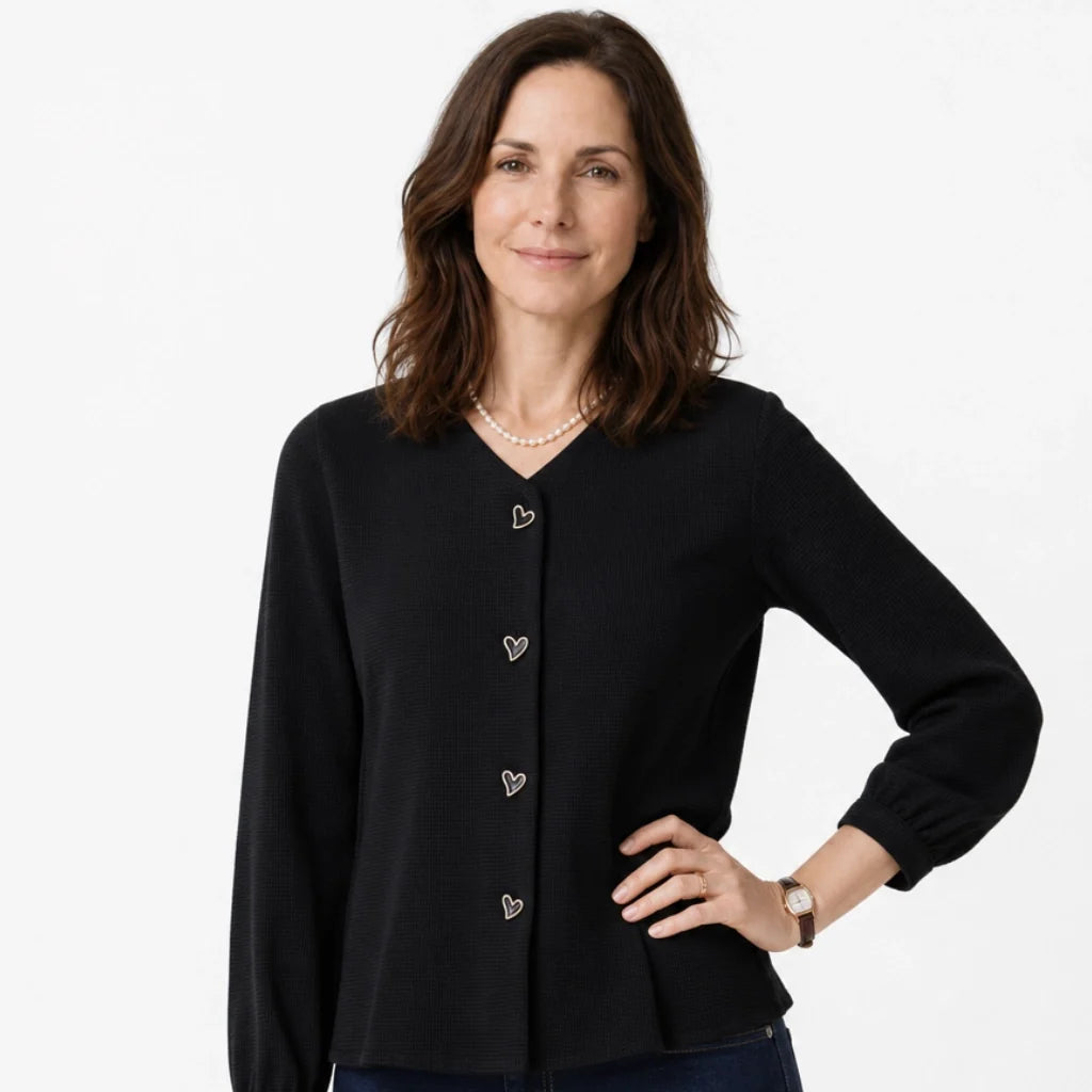 Everly V-Neck Blouse
