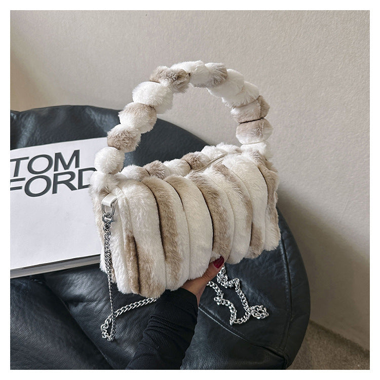 Women‘s Plush Tote & Crossbody Bag – Cloud-Like Soft Minimalist Purse for Everyday Chic