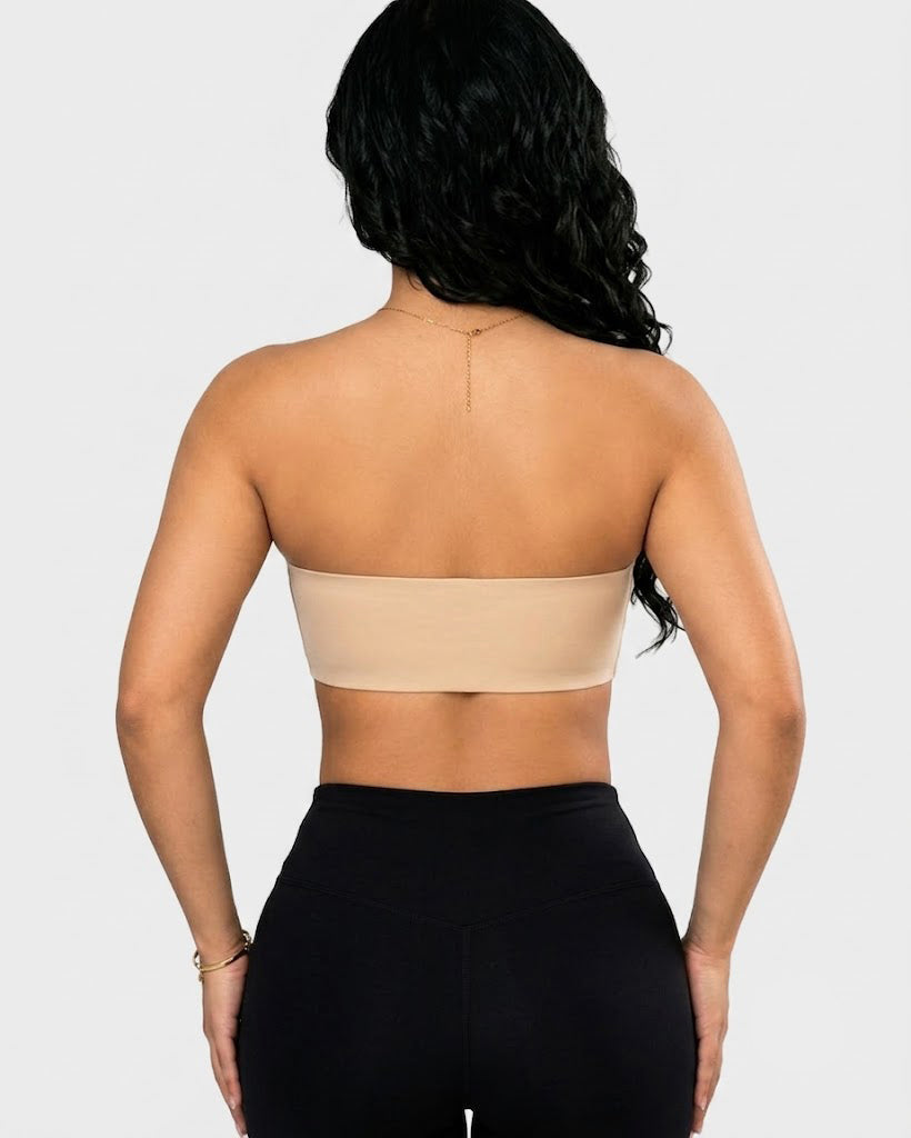 Seamless Front-Closure Detachable Shoulder Strap Push-Up Bra