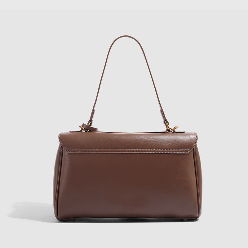 Women's Modern French Tote Bag – Lightweight Structured Purse with Hidden Zip Pockets