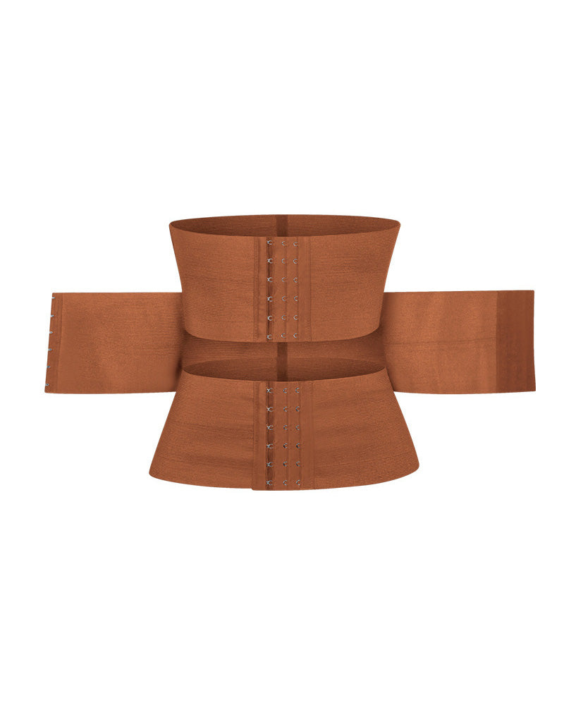 Waist Trainer Corset Double Belt Breathable Belly Slimming Workout Adjustable Fajas Girdle  - By Qivii