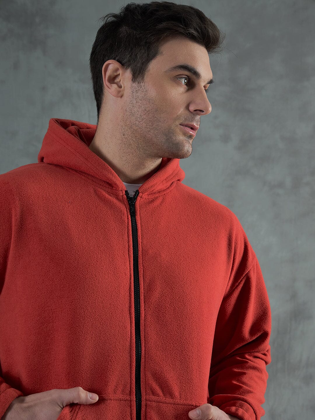 Orange Inmate Polar Fleece Hoodie