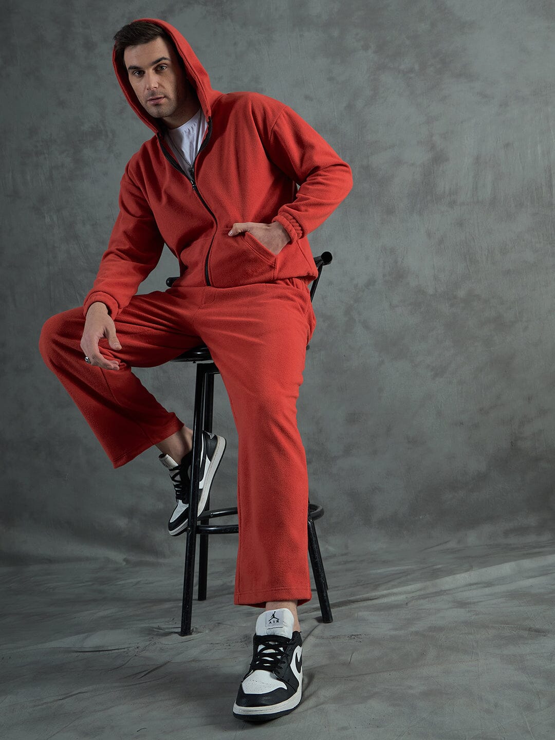 Orange Inmate Polar Fleece Hoodie