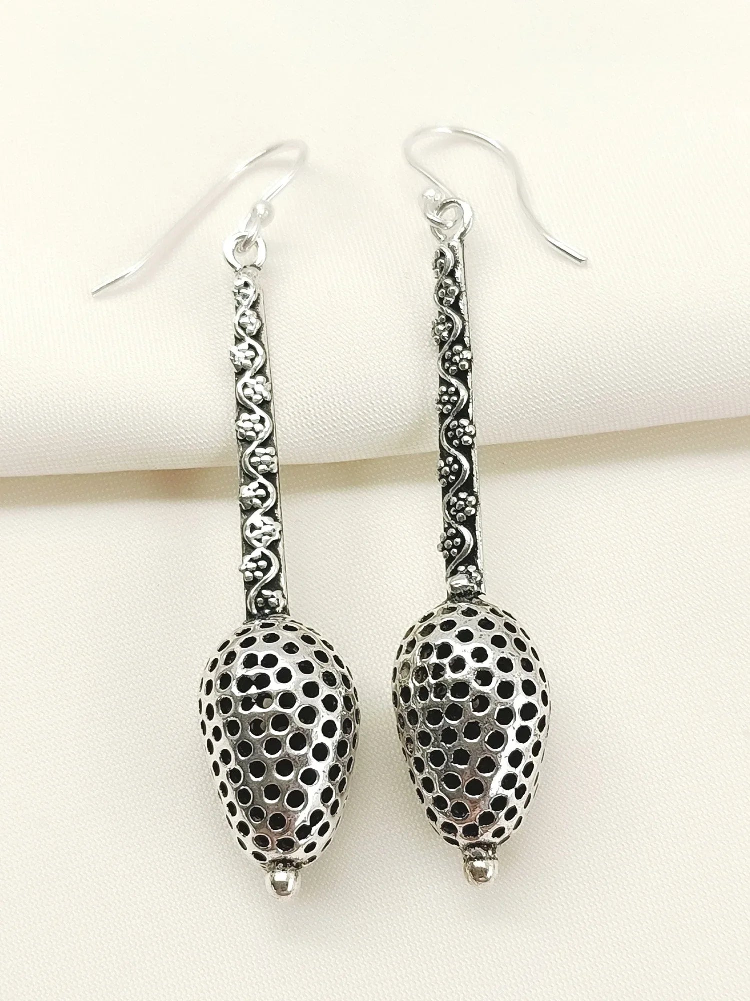 Bhumika Silver Western Earrings