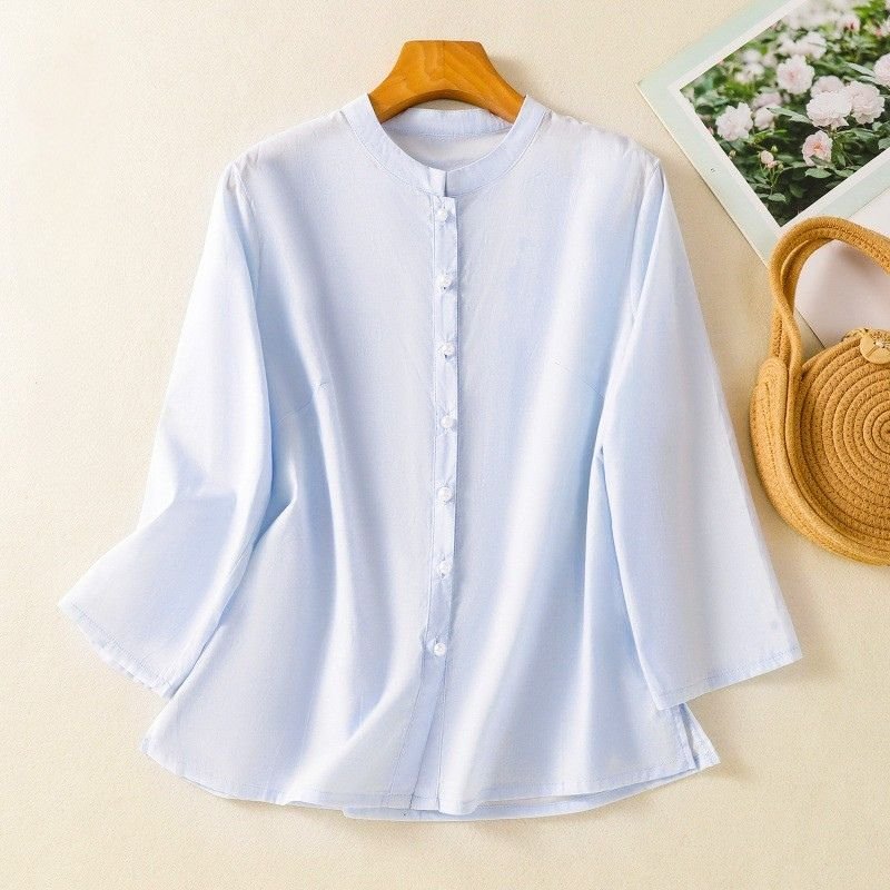 Camila Serena Satin Blouse  - By Qivii