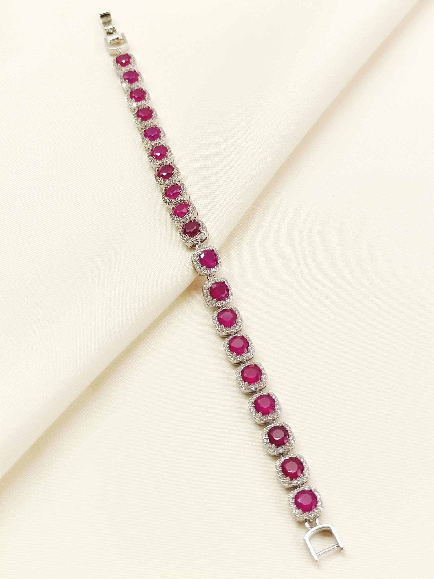 Lauren Ruby American Diamond Bracelet