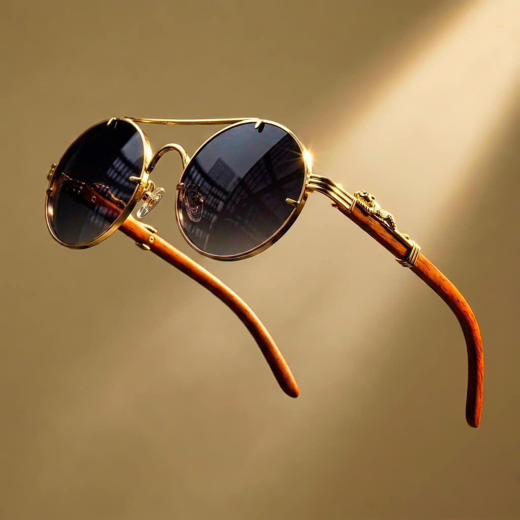 Jaguara Wooden Retro Shades  - By Qivii