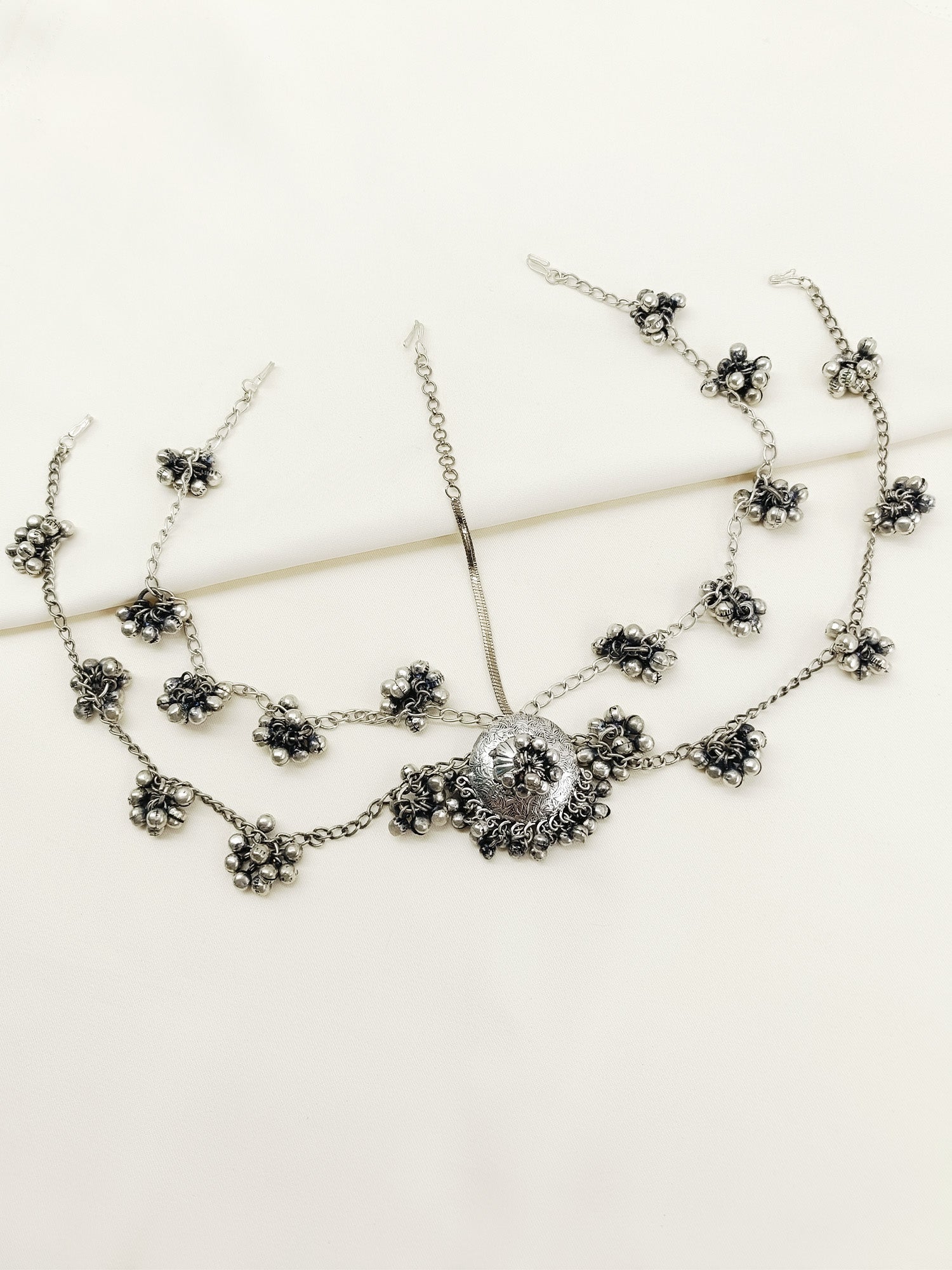 Tamira Plain Oxidized Mathapatti