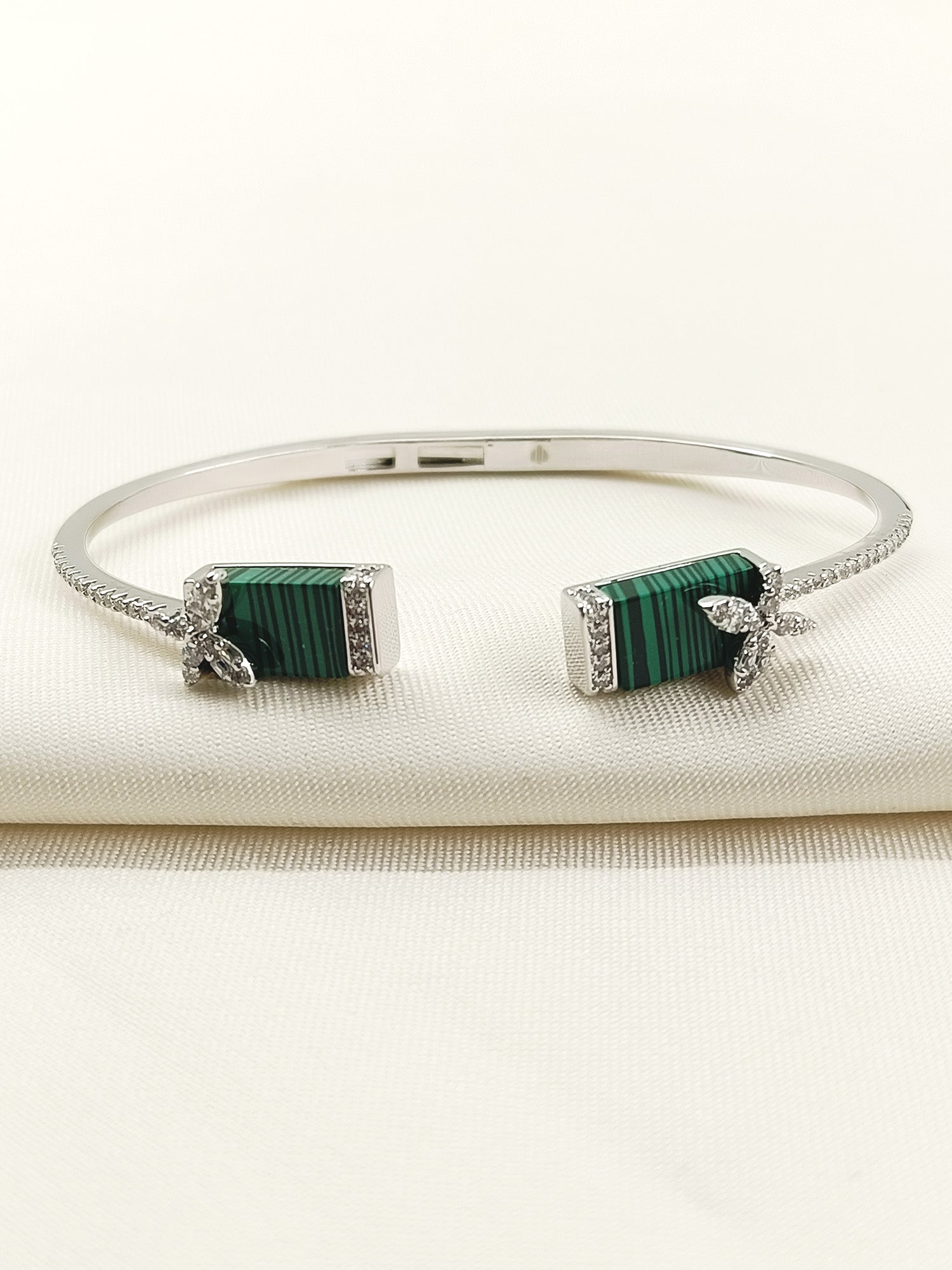 Aditi Green American Diamond Bracelet