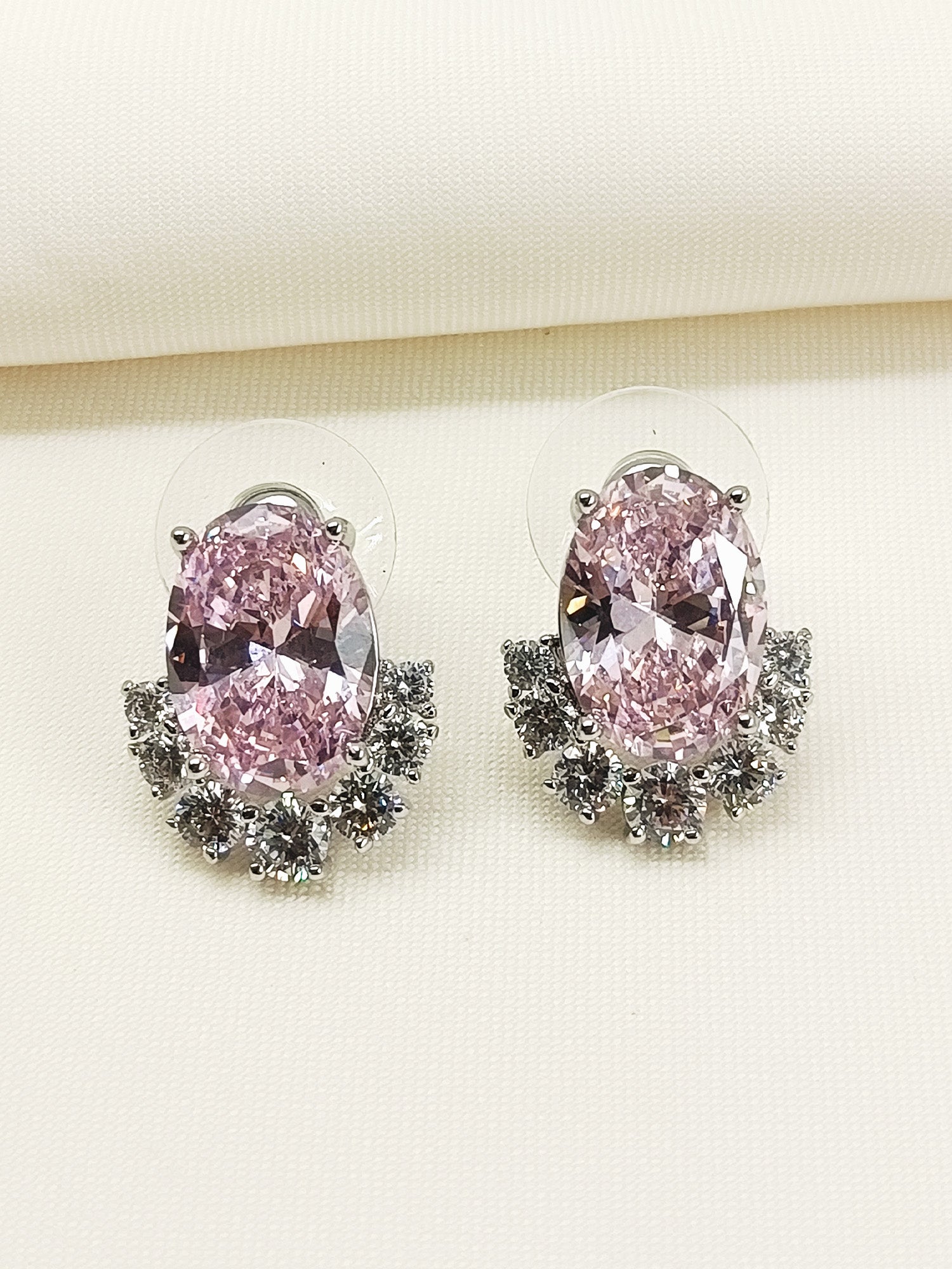 Adel Baby Pink Amerian Diamond Tops