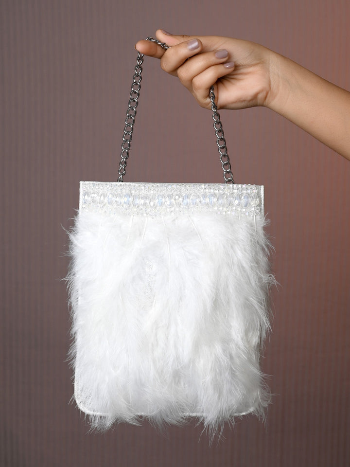 Adeline White Sling Bag