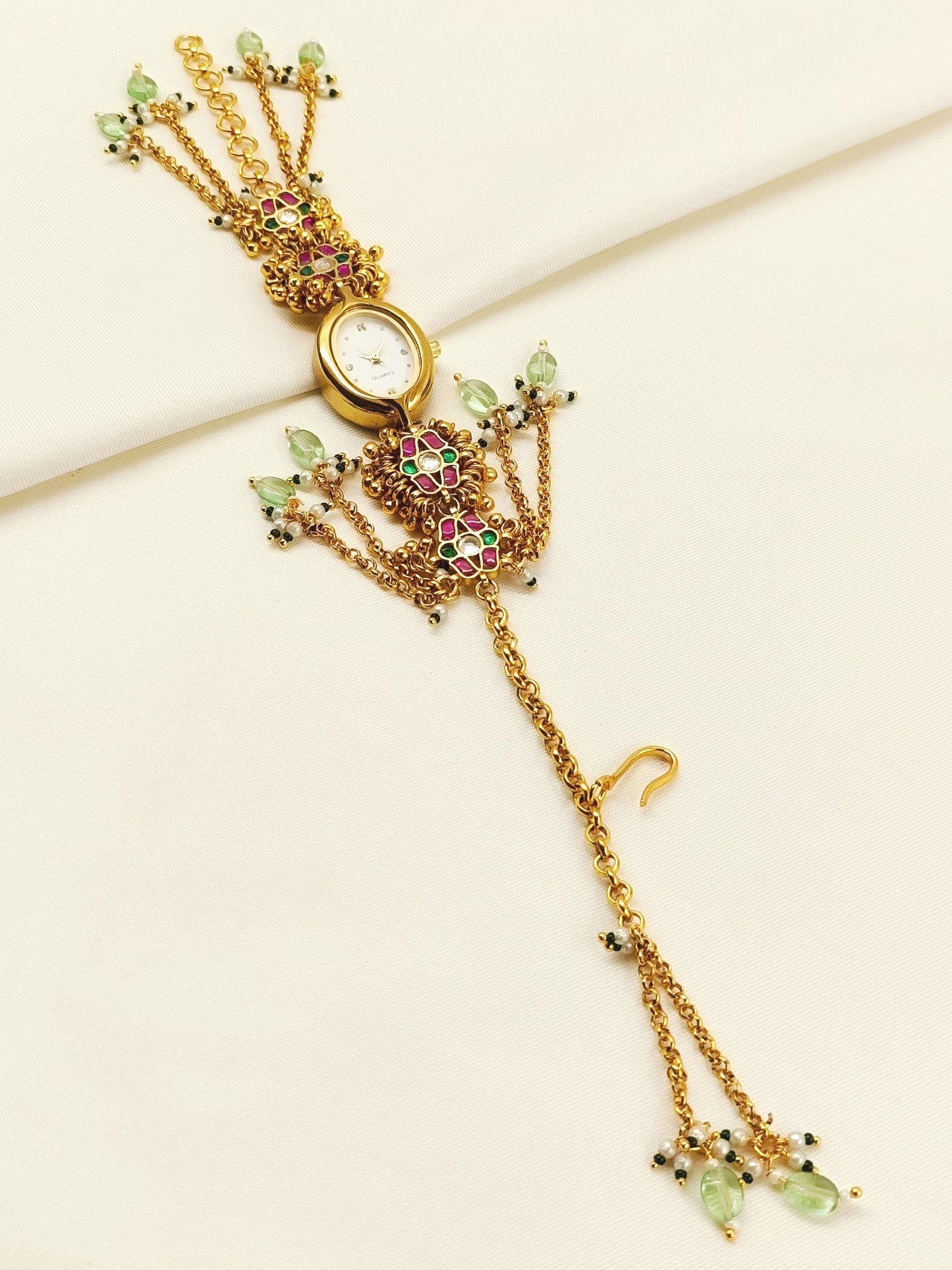 Neelakshi's Paachi Kundan Watch