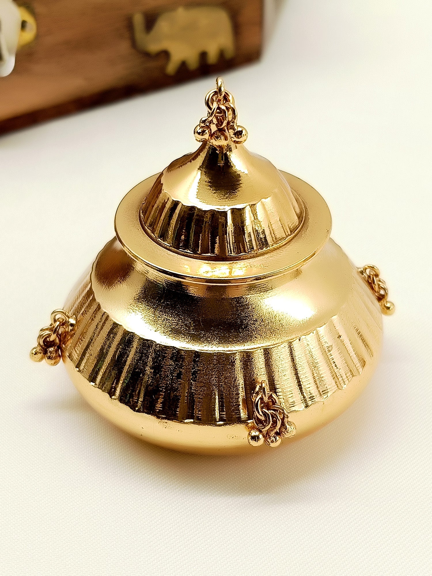 Deeksha Plain Antique Sindoor Dibbi