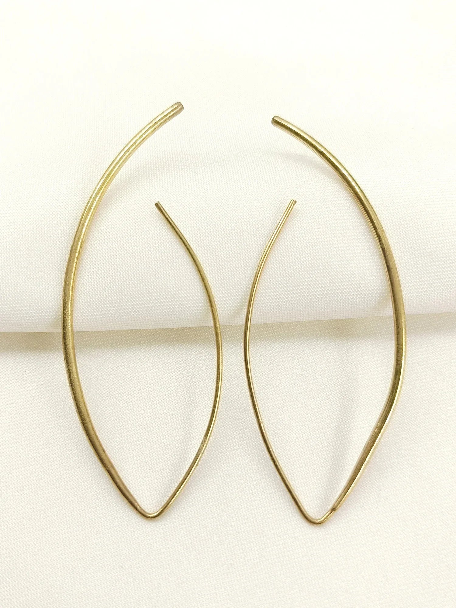 Seher Golden Western Earrings