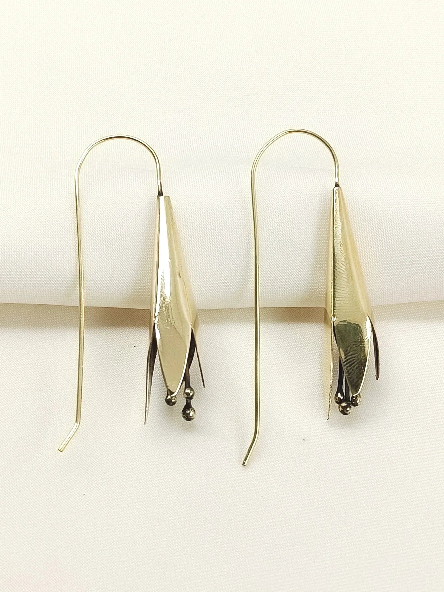 Madhvi Golden Western Earrings