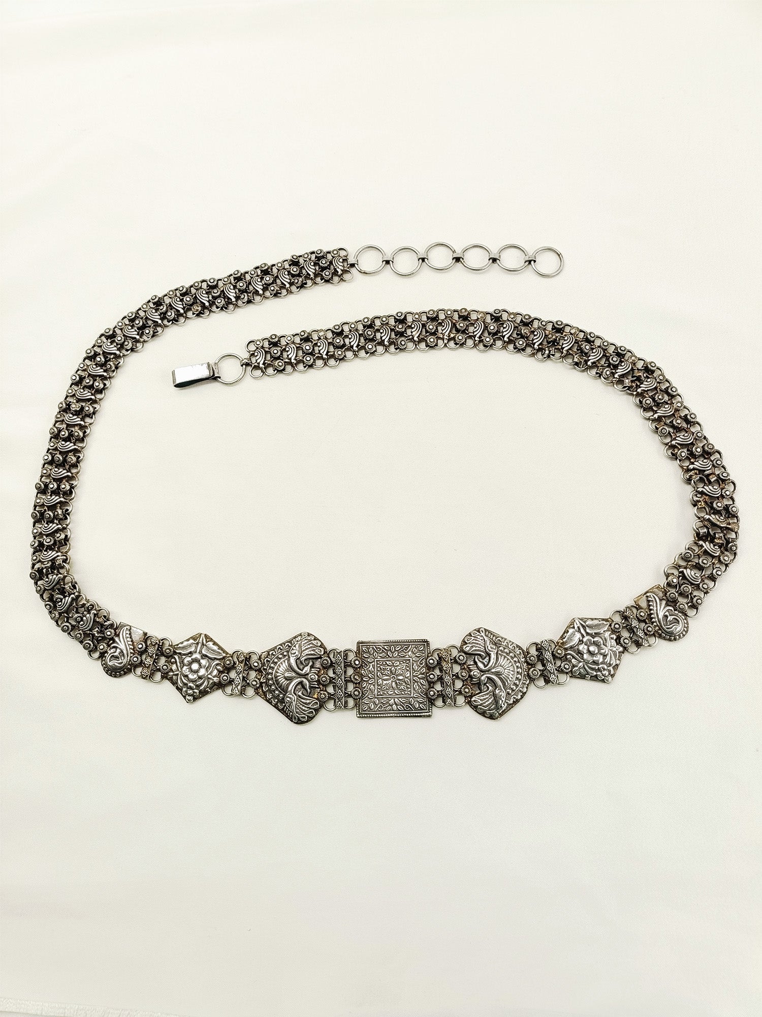 Komalika Plain Oxidized Waist Belt