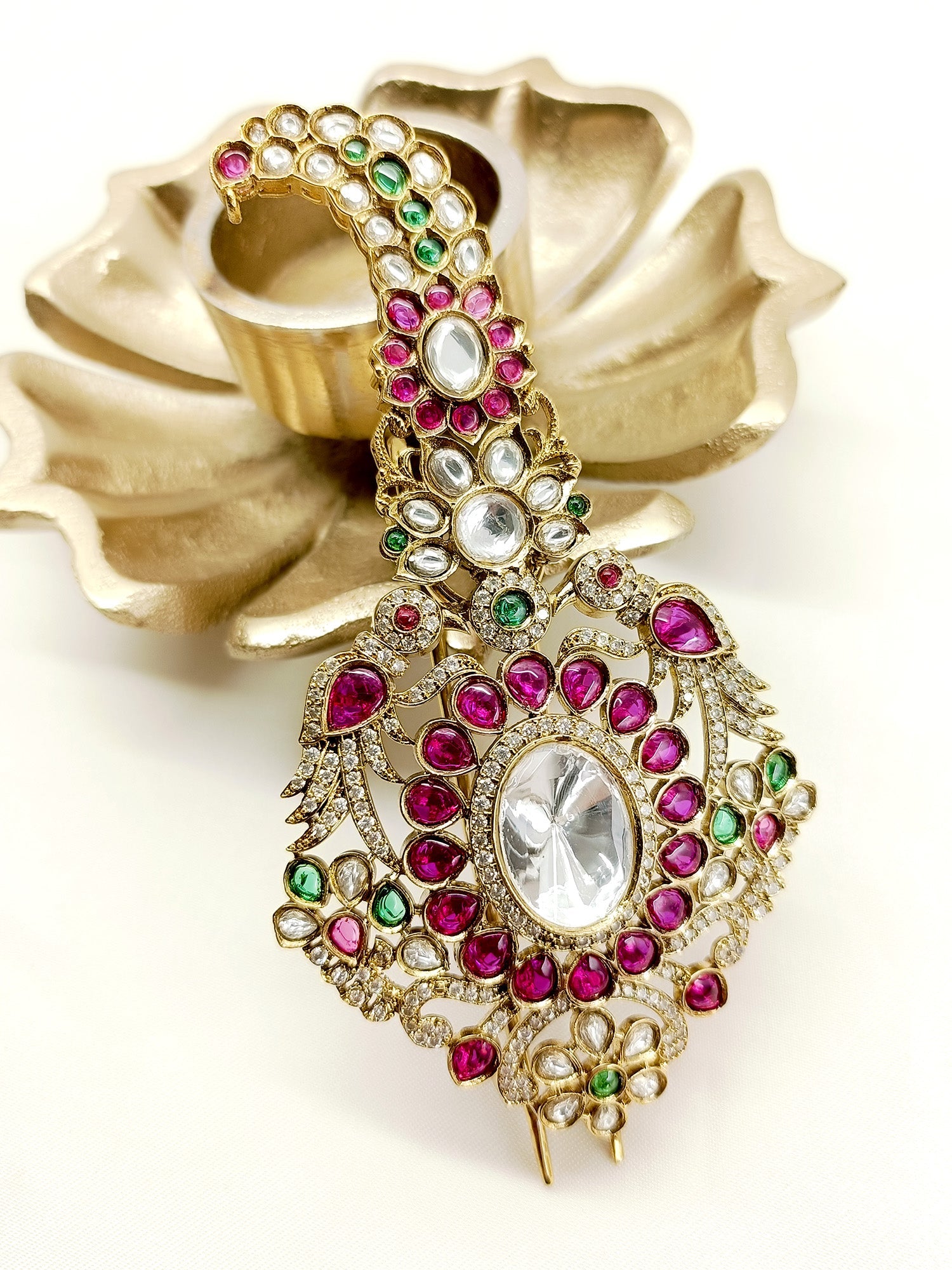 Pratish Groom Mala And Kalgi In Ruby