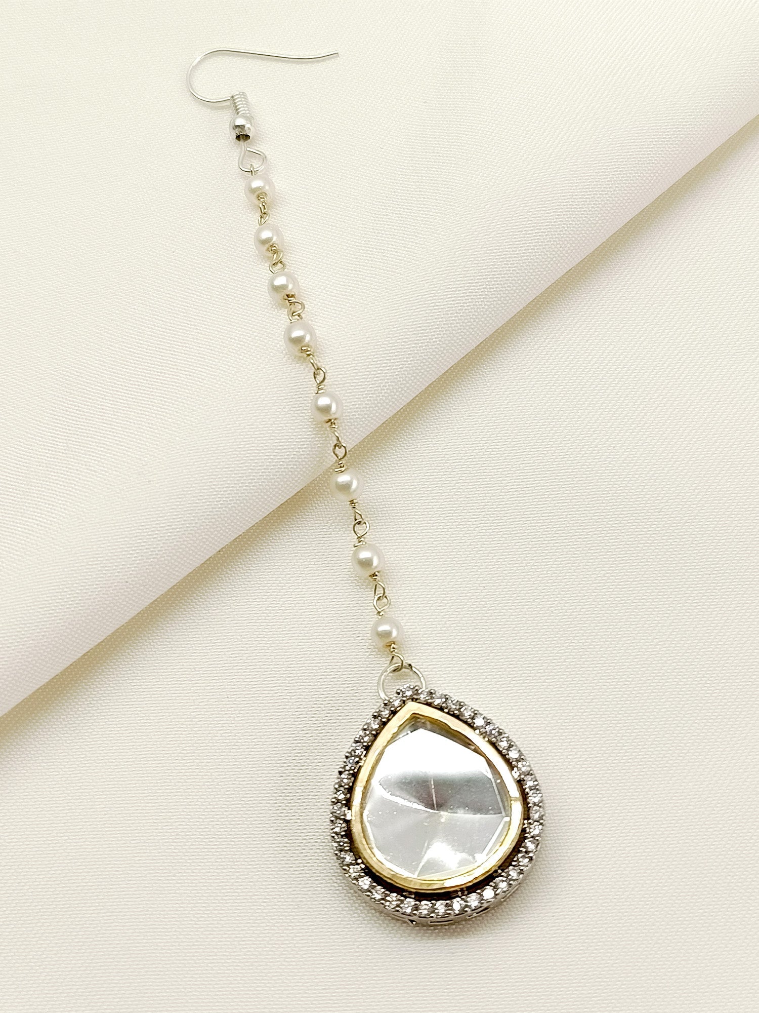 Keesha White Kundan Maangteeka