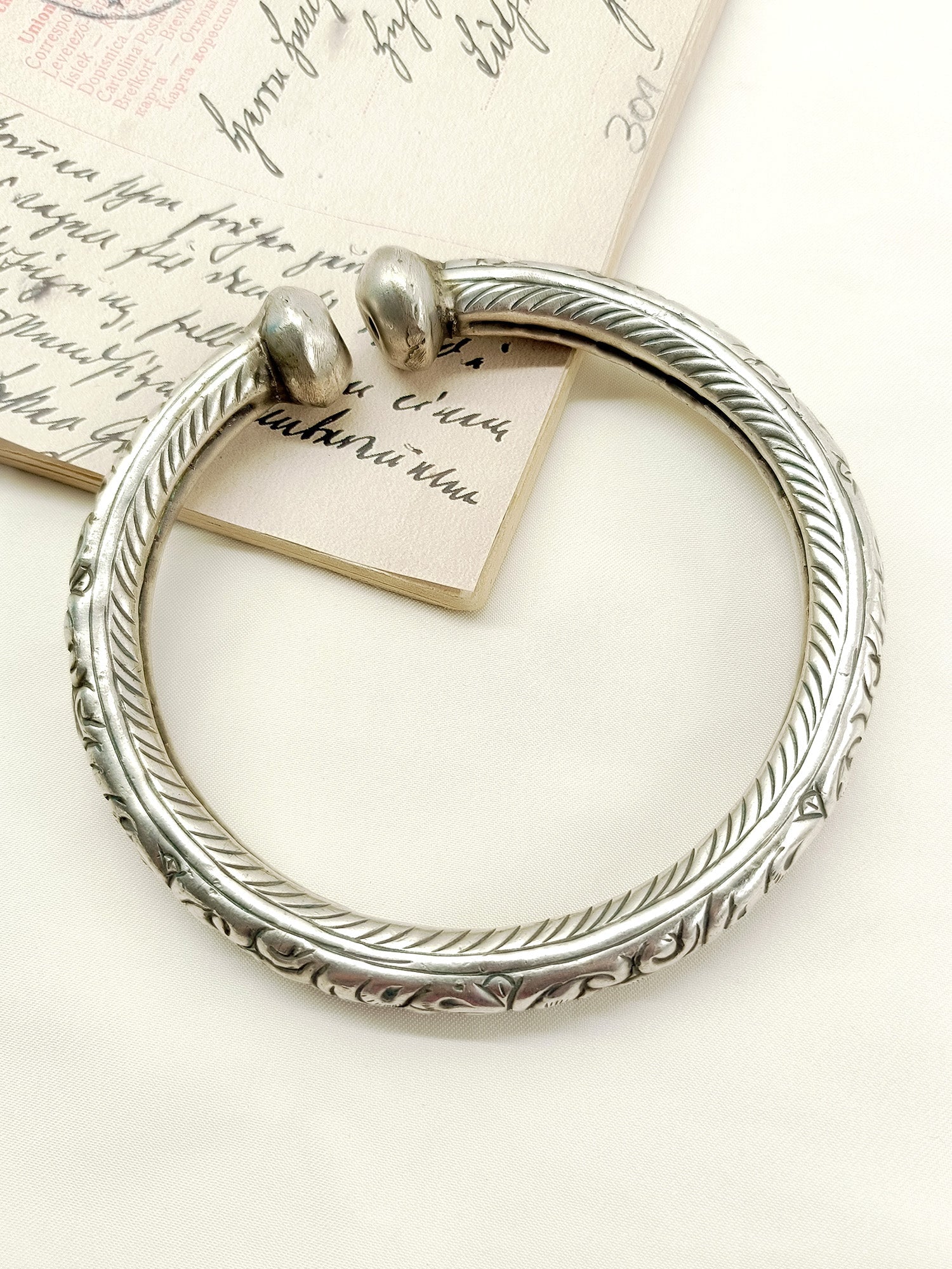 Dhriti Oxidized Silver Anklet [Price Is For Single Piece]