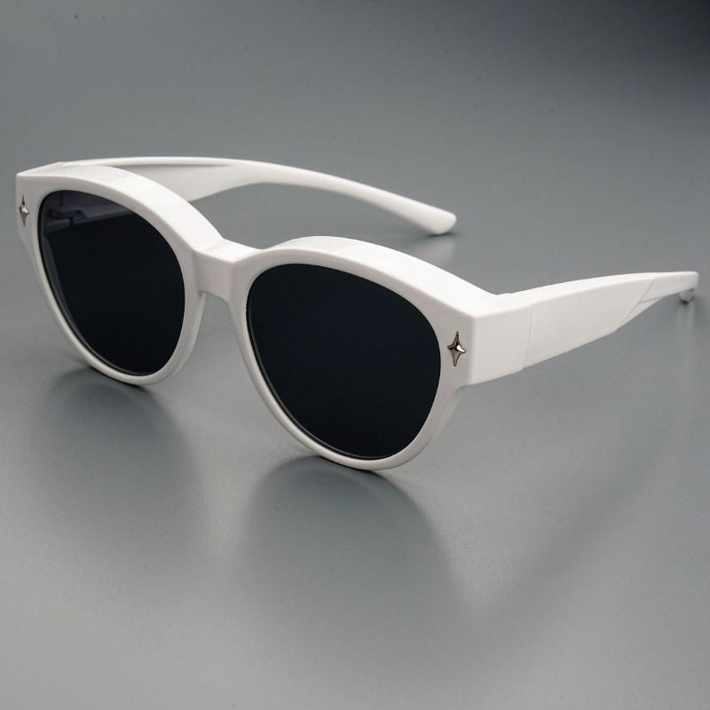 Maryanne Round Cat-Eye Shades  - By Qivii