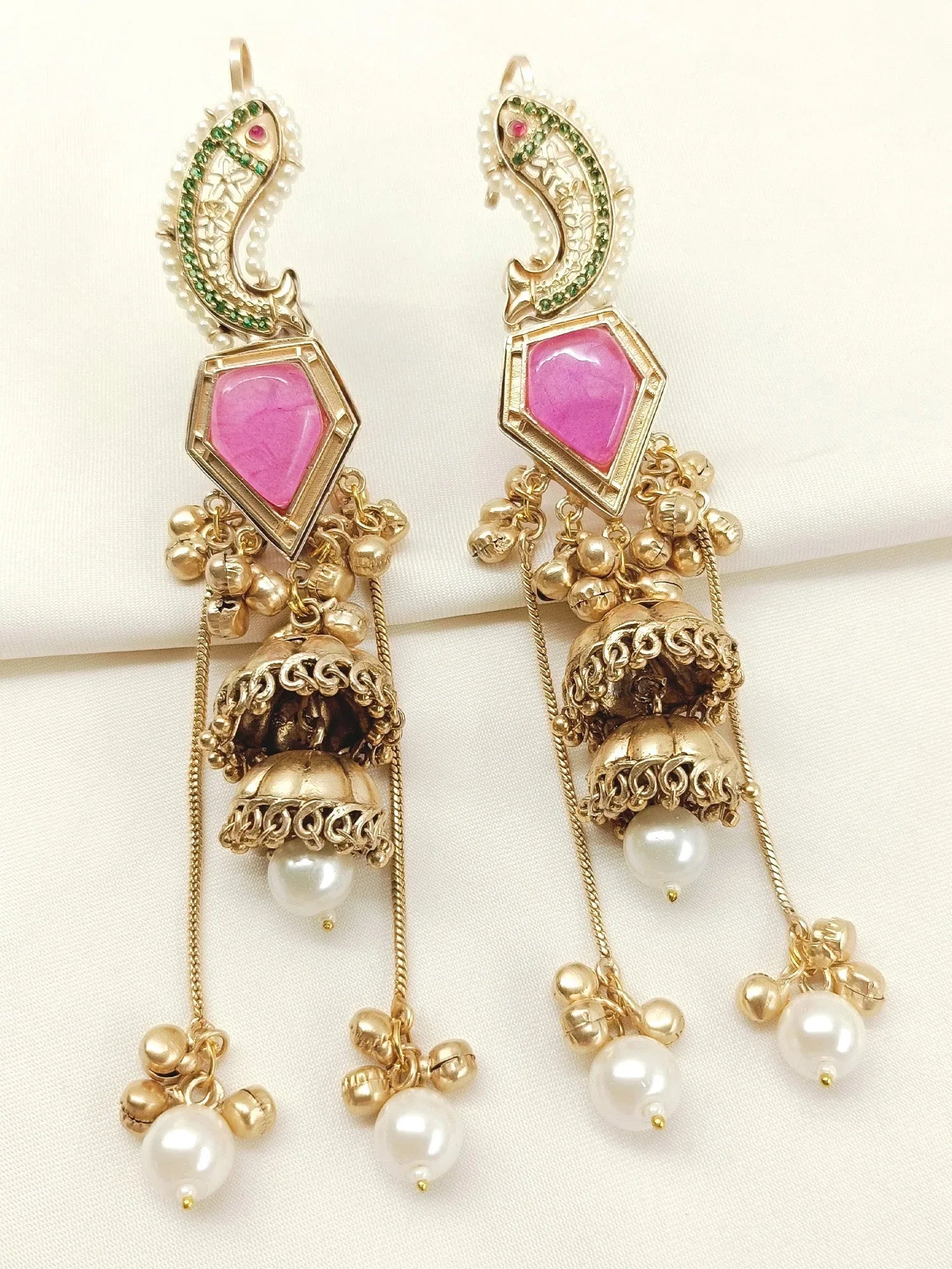 Rashmi Baby Pink Boutique Jhumki