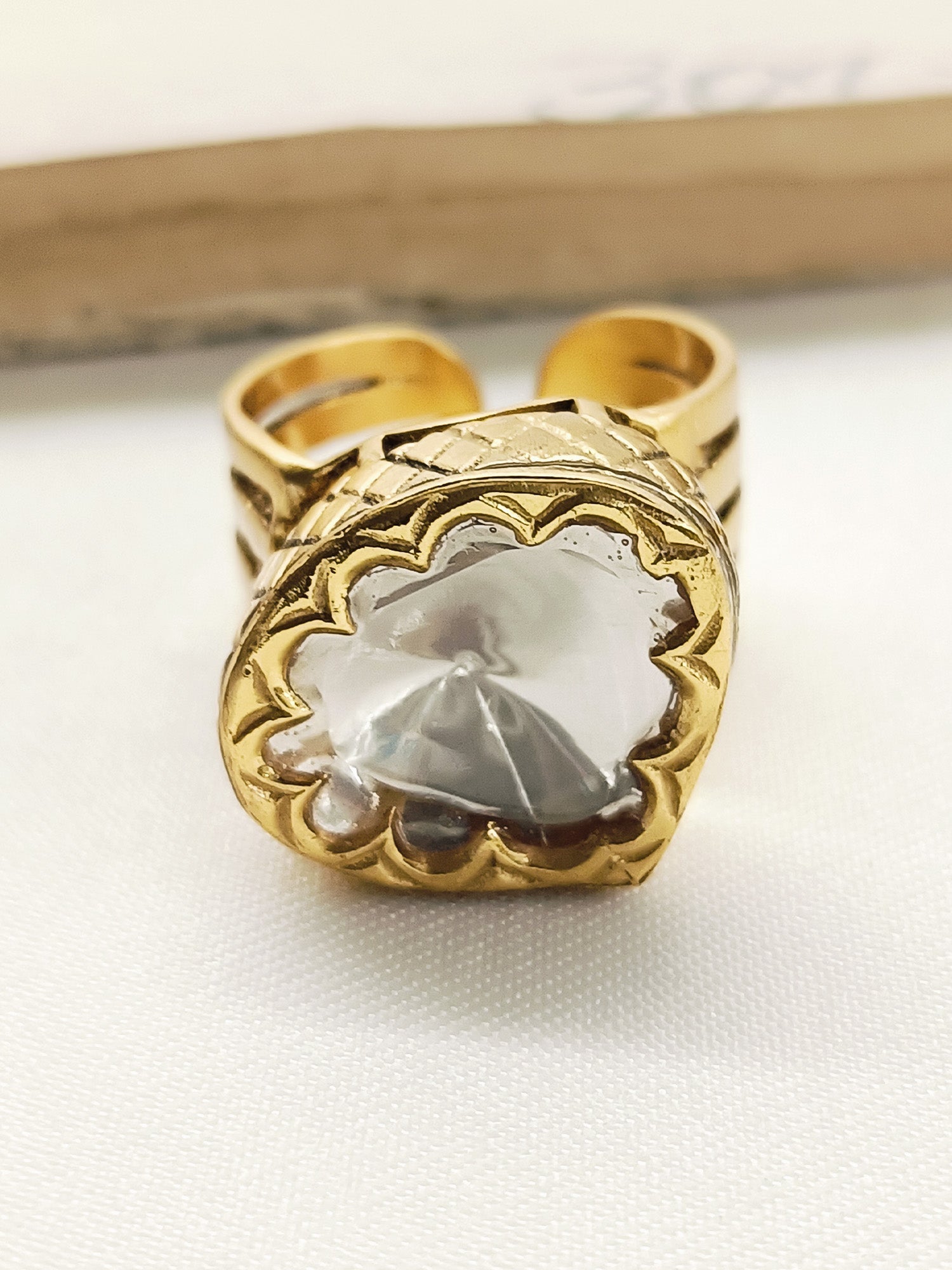 Ayra 92.5 Silver Moissonite Finger Ring