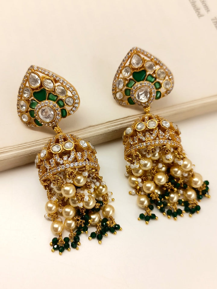 Vaidehi Emerald Kundan Jhumki