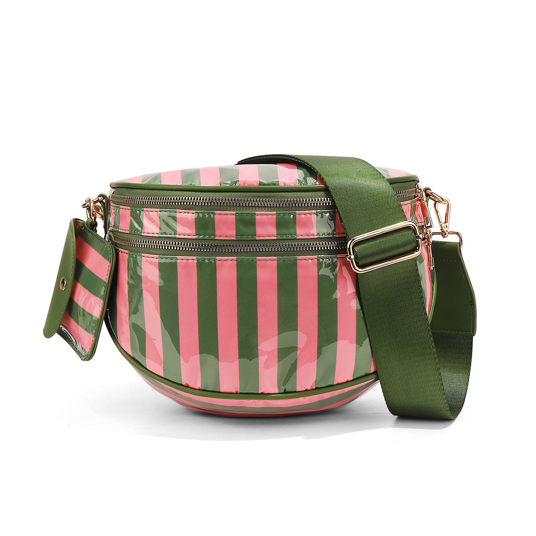 Ounamei Checkered Crossbody Bum Bag for Women Large Capacity Belt Bag for Moms & Everyday Travel
