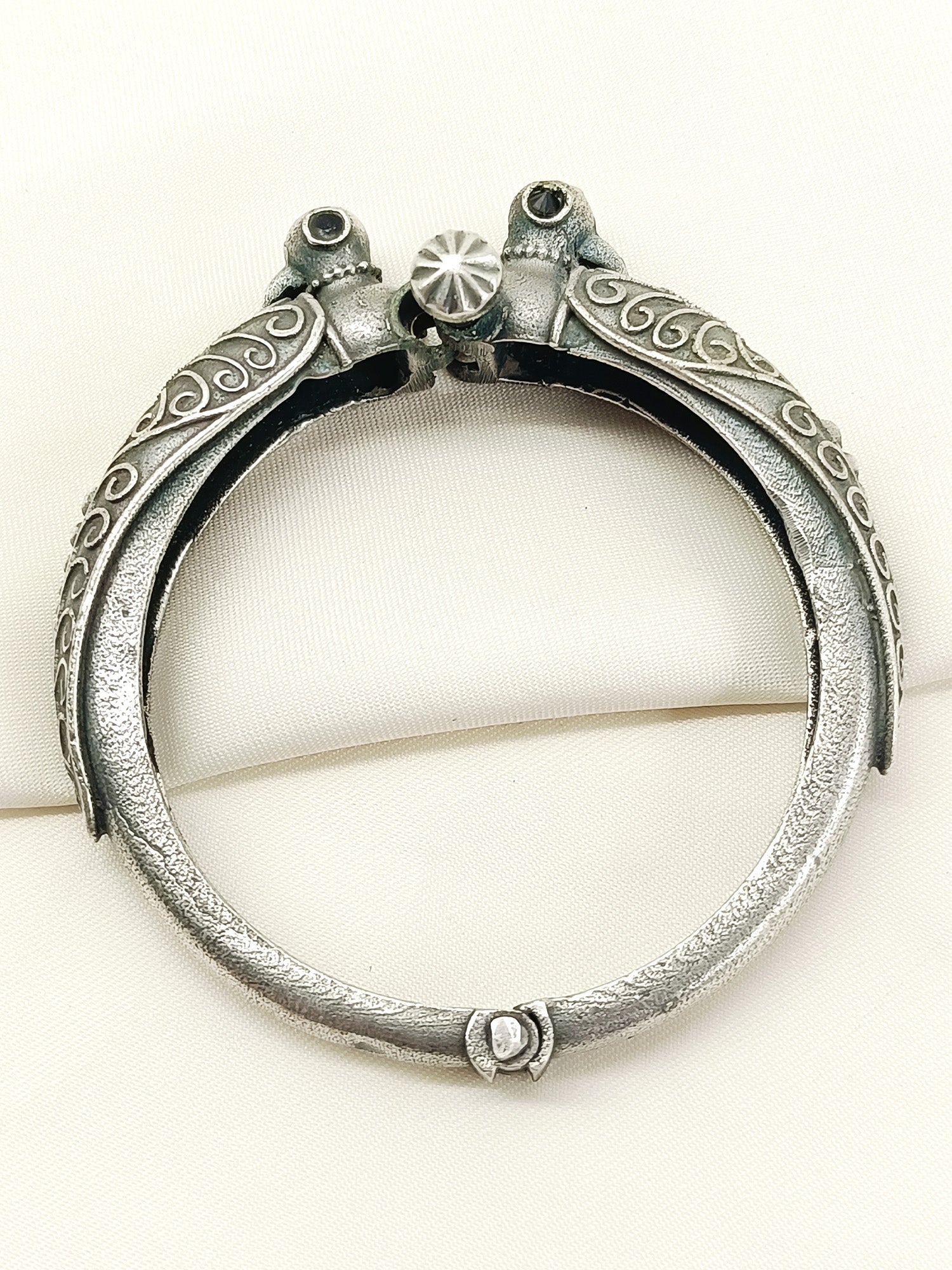 Cain Plain Oxidized Kada