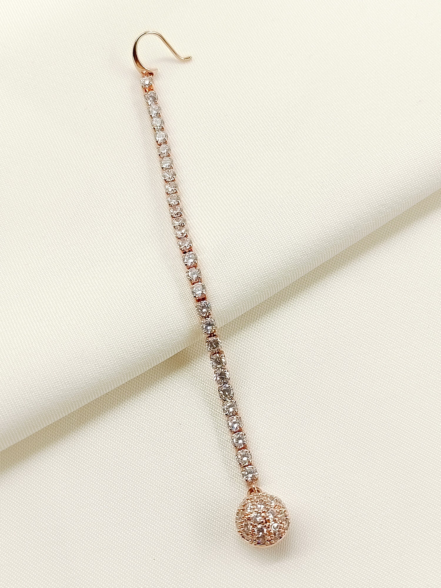 Riva White American Diamond Teeka