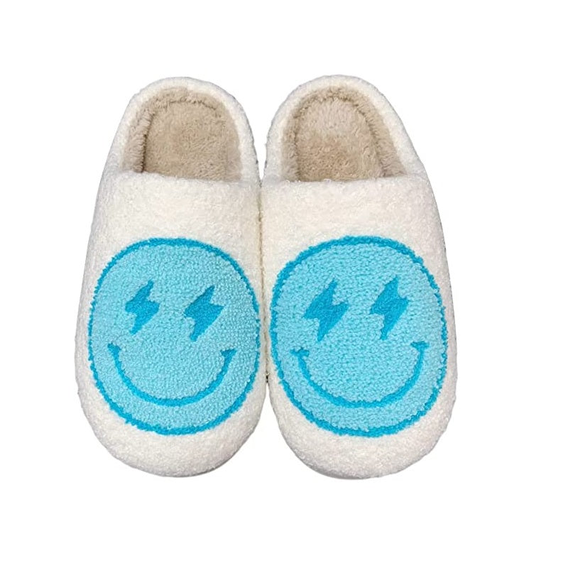 Lightning Smile Face Slippers
