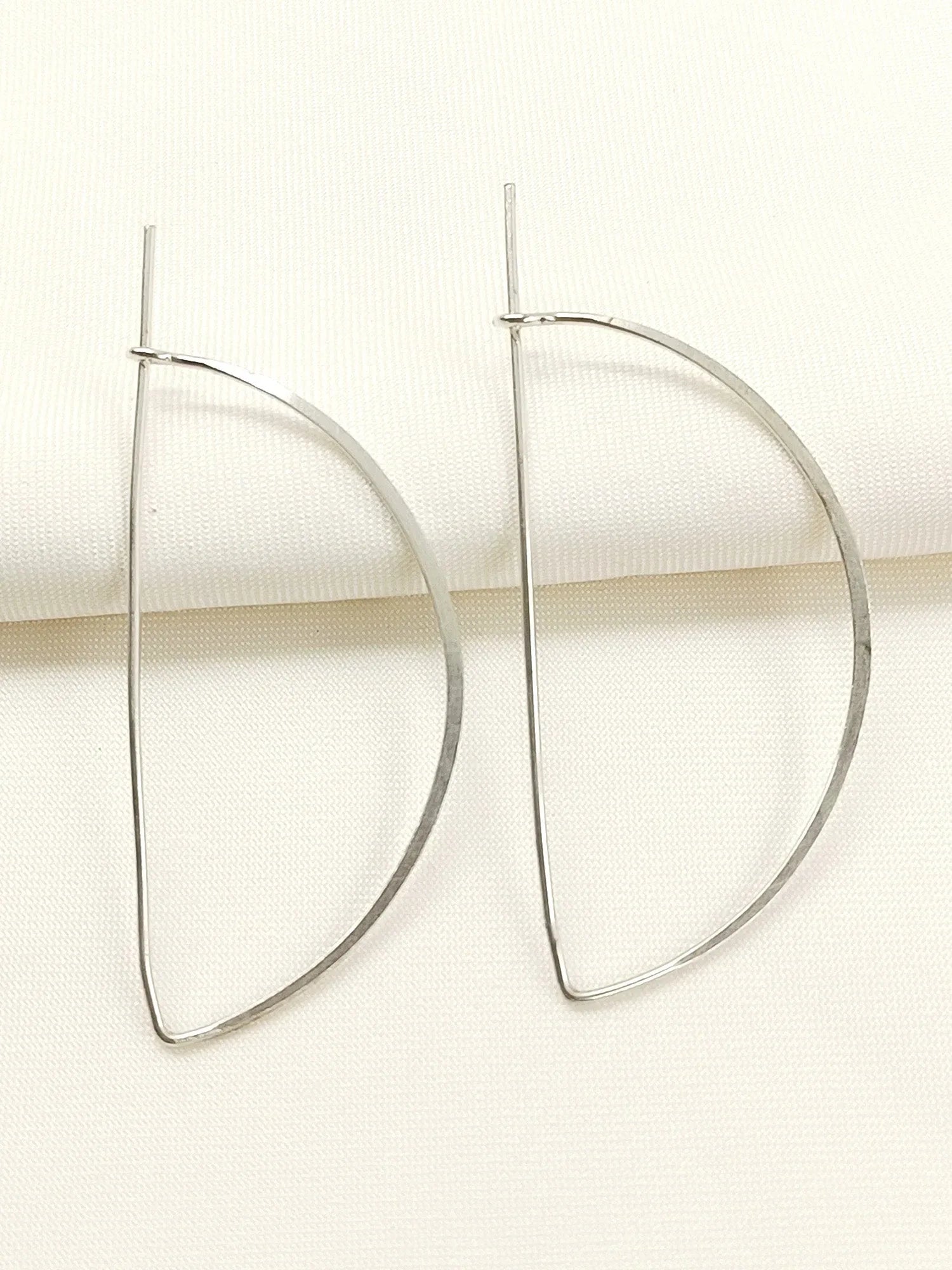 Sargun Silver Western Earrings