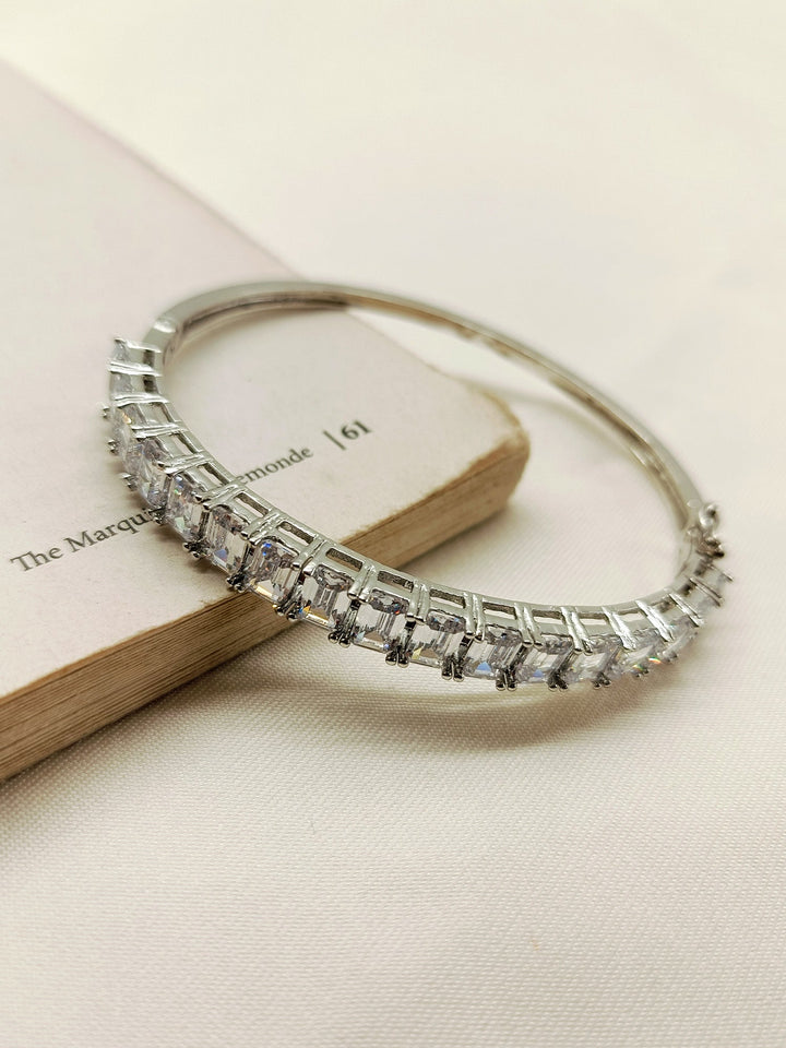 Ariana White American Diamond Bracelet